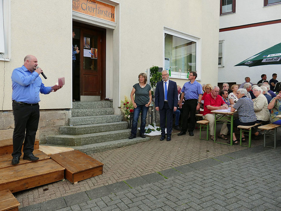 Sommerserenade vor dem "Chorfürst" (Foto: Karl-Franz Thiede)